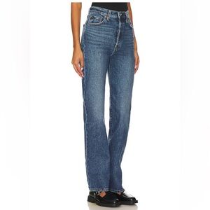 Levi’s ribcage full length straight jeans in valley view